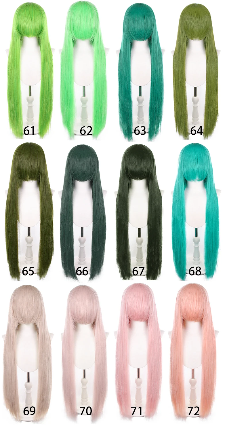 (GL44) الكرتون أنيمي Kigurumi تأثيري قناع لوليتا كروسدرينج BJD قناع تفصيل كبير صافي طويل مجعد الشعر المستعار 75 سنتيمتر #2