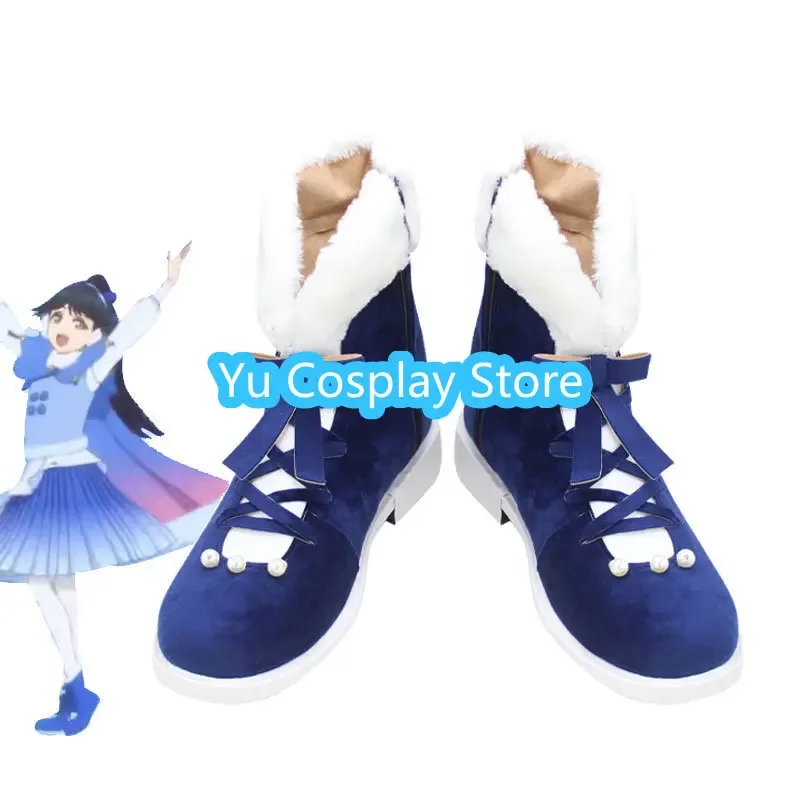 

Yu-Cosplay Hazuki Ren обувь для косплея Lovelive Liella Starlight Prologue реквизит для косплея обувь из искусственной кожи Хэллоуин карнавальные ботинки