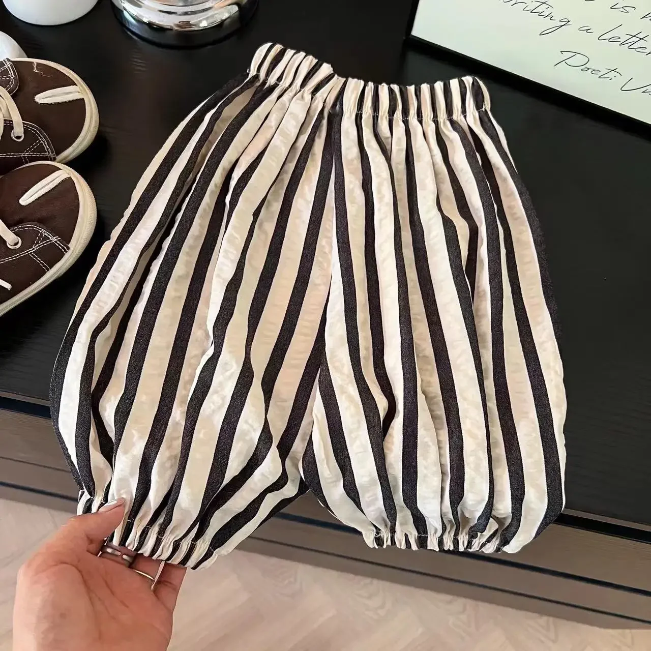 مجموعات ملابس الأطفال الحبر الصيني الباندا تانك + التراث متقلب السراويل 2 قطعة مجموعات الأولاد ملابس الطفل الزي مجموعة ملابس الاطفال