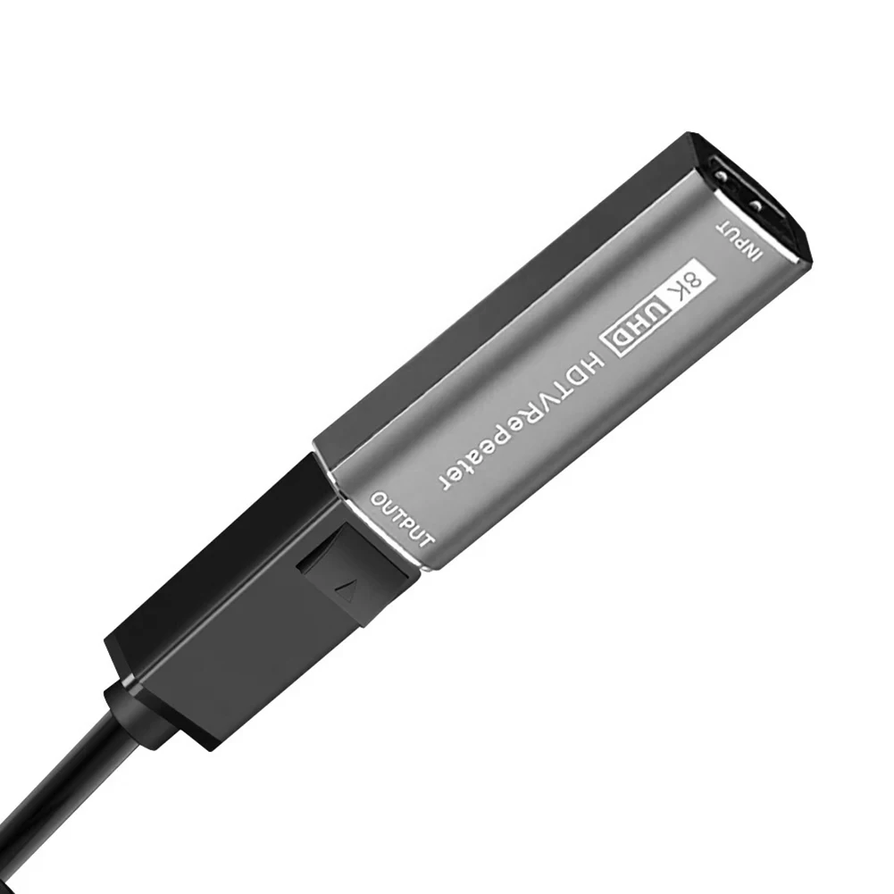

8K HDMI-совместимый повторитель, усилитель сигнала, повторитель, усилитель сигнала, удлинитель 30 м, 4K, 60 Гц, разъем-удлинитель, видеоконвертер