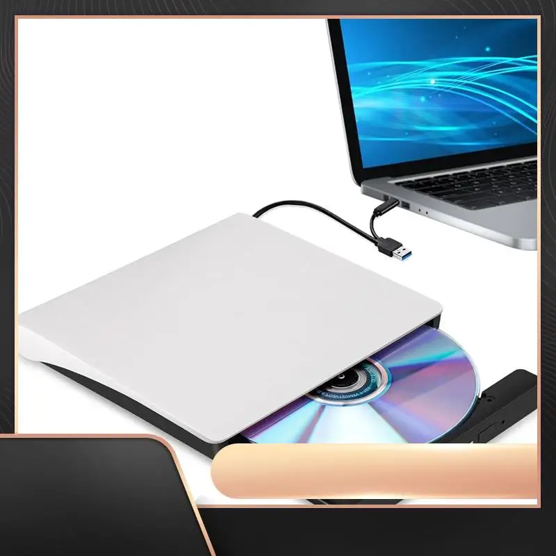 

Внешний привод CD DVD +/-RW, портативный привод USB 3.0 и USB-C для записи компакт-дисков и DVD-ROM, плеер, устройство для чтения, записывающее устройство, перезаписывающее устройство, дисковый привод