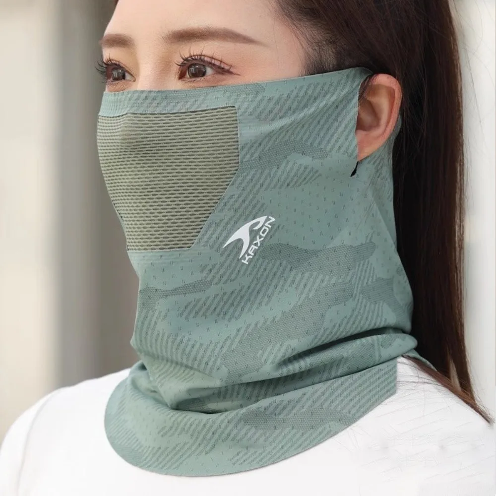 

New Anti-UV Sunscreen Mask Breathable Dustproof Full Face Mask Facial Gini Summer