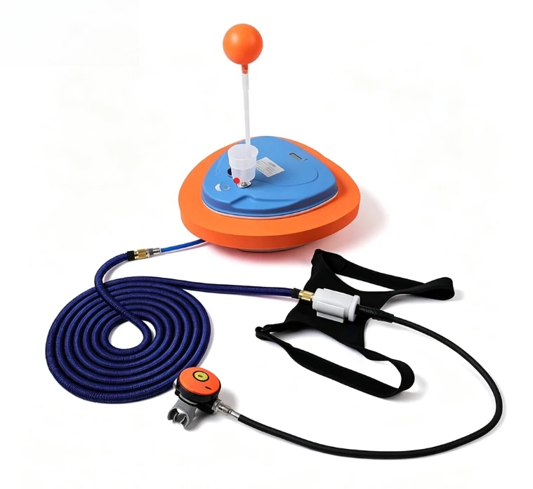 Diving Snorkel Equipment Trap Mobile Ventilator Support Deepest To10M Time 3.5-5H Underwater Snorkel Winter Ice Diving Z270/Z500