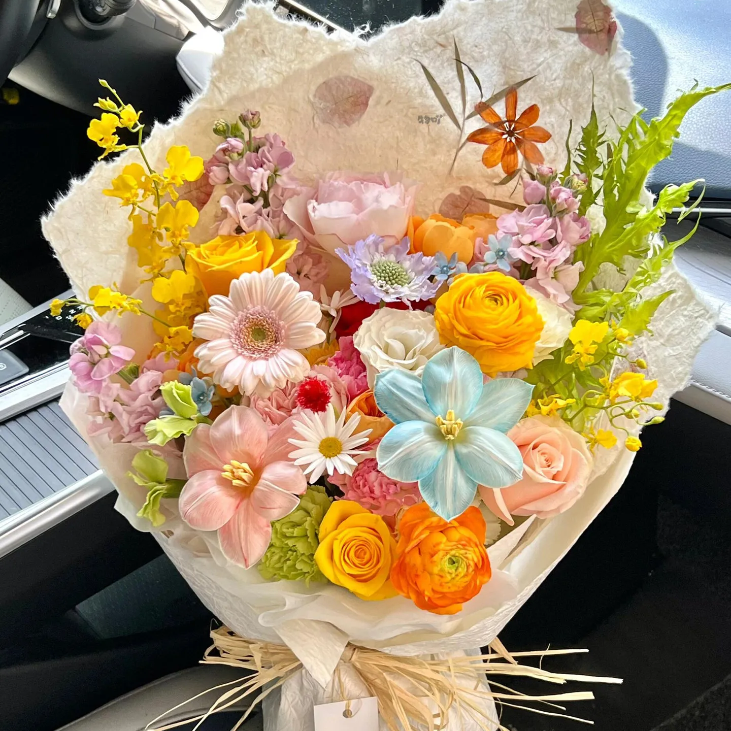 Premium Yellow Bouquet Simulation Flower Bouquet Fake Flower Forever Flower Graduation Bouquet
