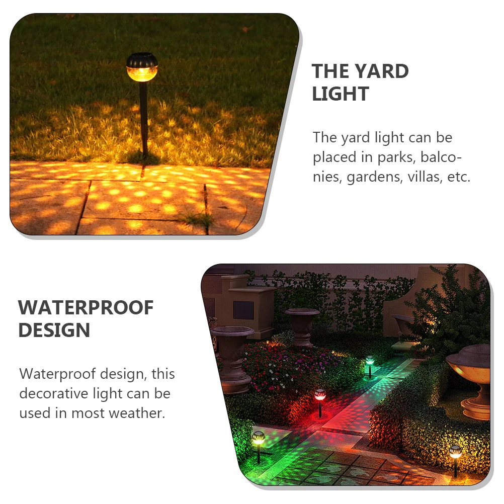 

Solar Lawn Light Ground Inserting Lights Outdoor Decorative Water Proof Landscaping Built-in Lighting