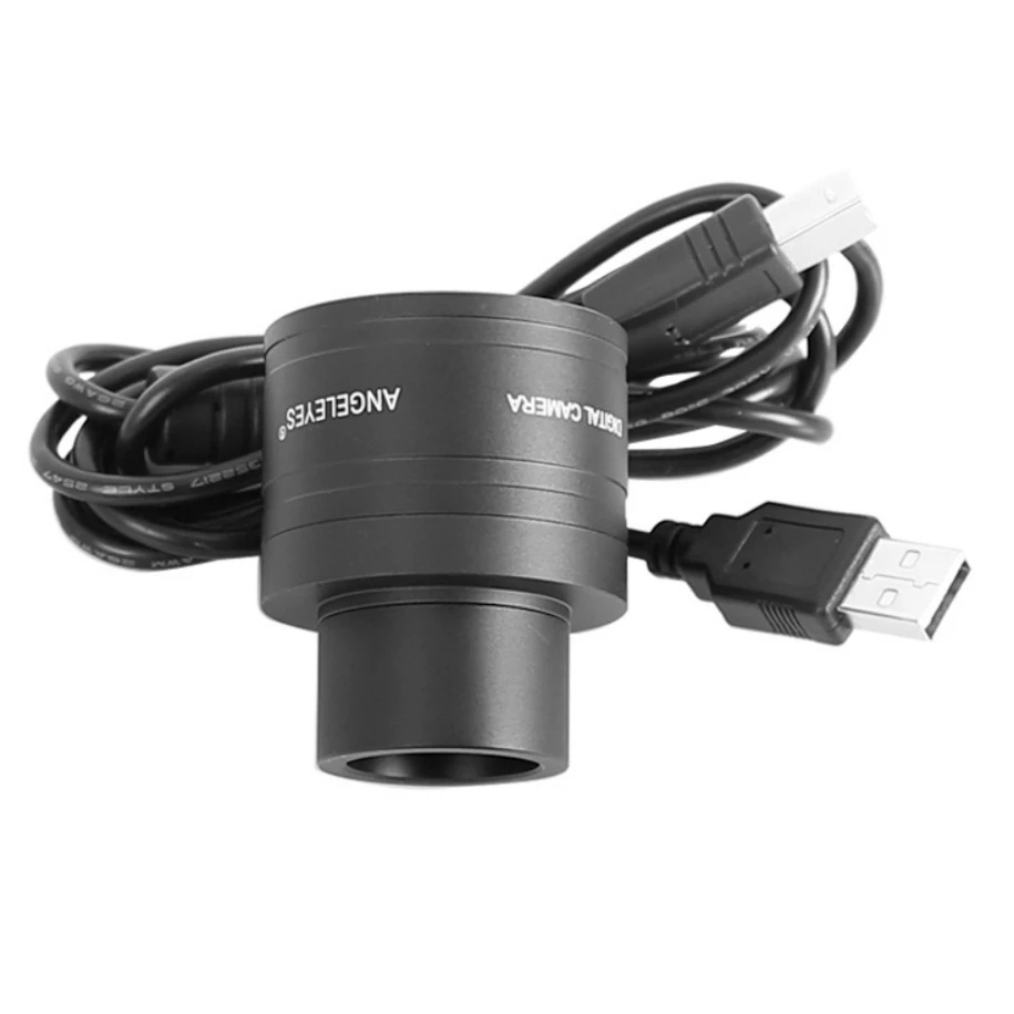 Teleskop astronomiczny CCD aparat cyfrowy okular 200W HD 1080P zdjęcie pełnokolorowe wsparcie telefon USB fotografia komputerowa