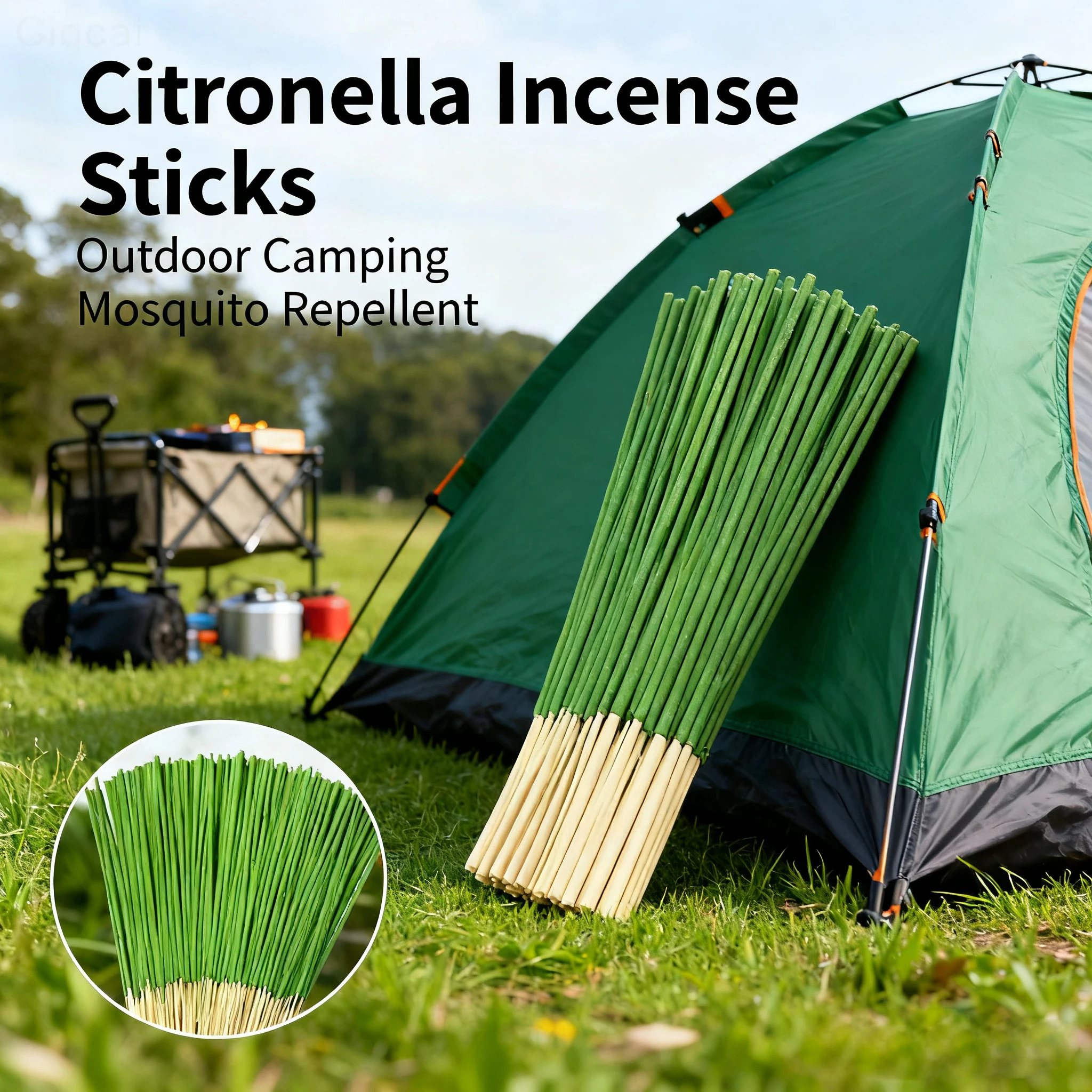 Palitos de incienso de citrella extendidos, palitos de sabor a aceite de hierba de limón de 22cm/8,66 pulgadas, adecuados para el hogar, oficina, exterior, Camping y patio
