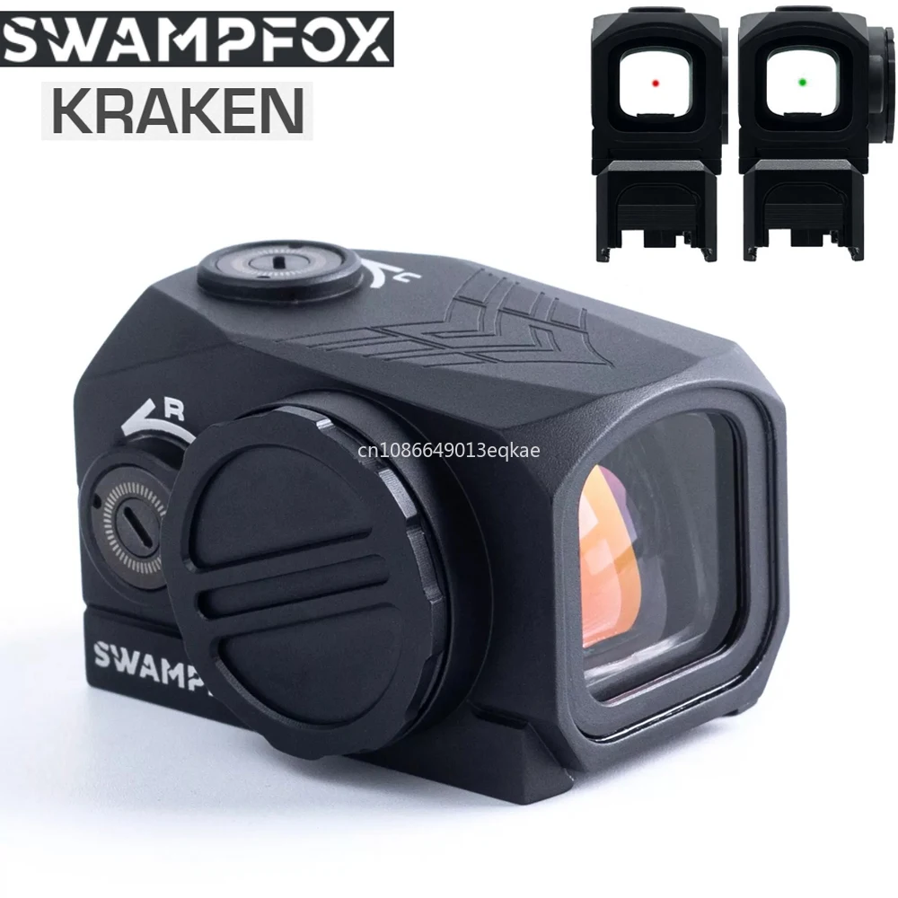 

Замкнутый эмиттер Swampfox KRAKEN 1x16 мм 3 MOA Shake N' Wake Red Green Dot Sight для винтовки RMR и MOS базовые пластины