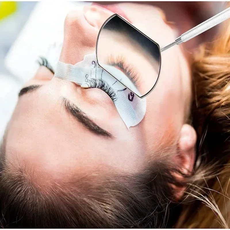 1pcs Multifunction Checking Lash Mirror Eyelash Extension Beauty Makeup Portable Stainless Steel Eyelashes Mirror Tools