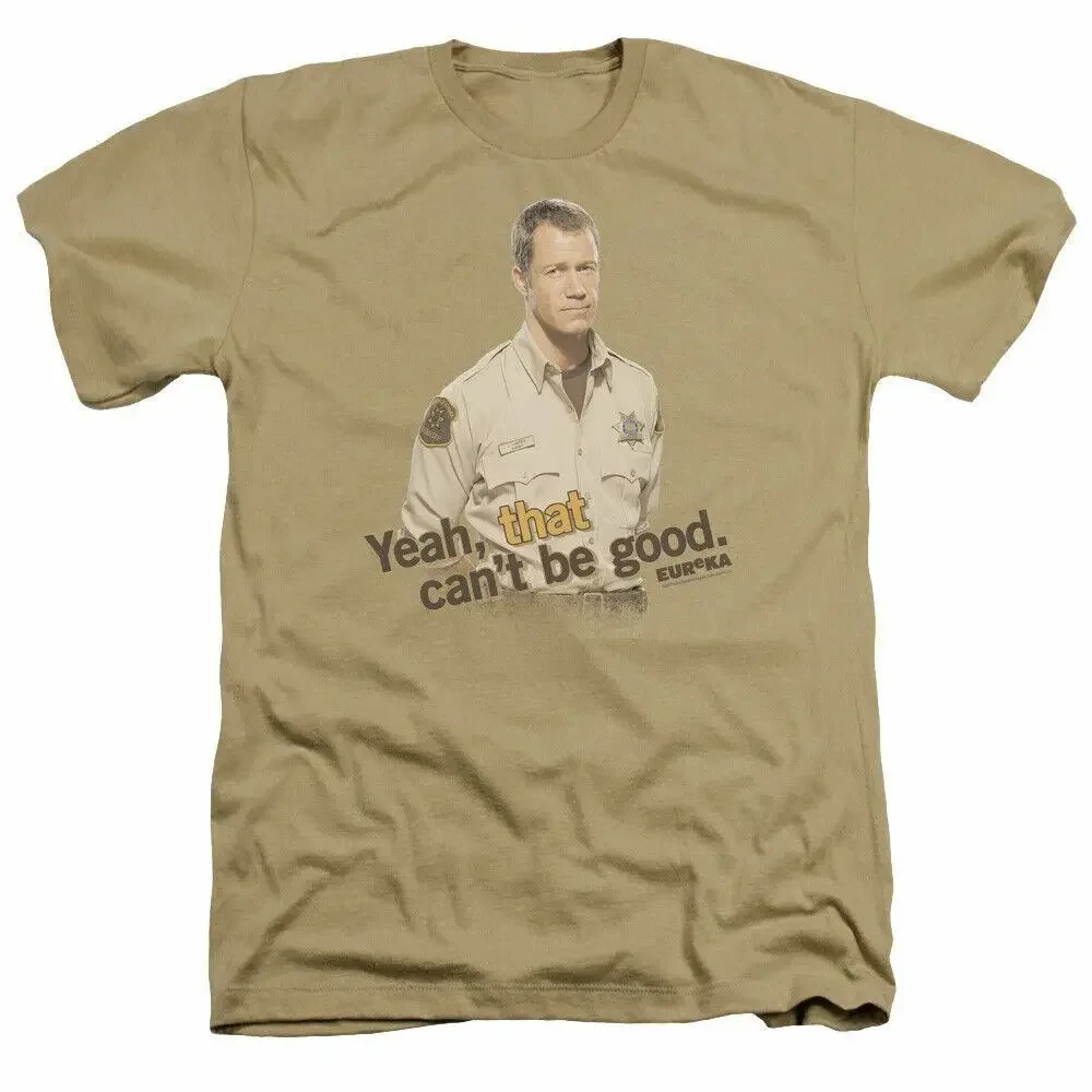 

Eureka That Cant Be Good T Shirt Mens License Jack Carter Sci Fi TV Sand