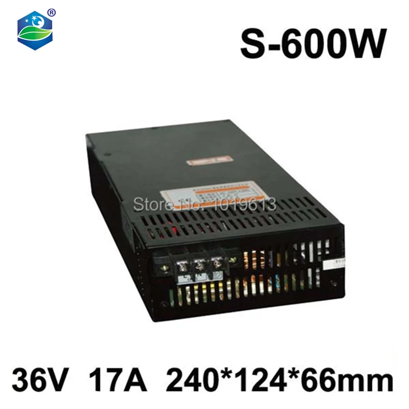 led driver 600W AC110/220V to DC12V 17A led lighting transformer for strip light power supply unit