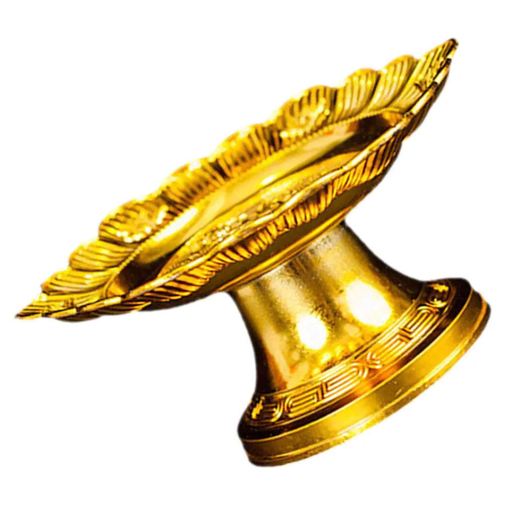 

Lotus Offering Plate Plastic Buddhist Tray Temple Tribute Fruit Tray Exquisite Snack Dessert Dish for Worship Offering Plate