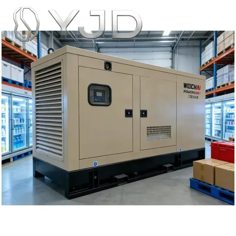 YJD Diesel Generator 10kW 10kVA Silent Type Open Frame 60/50Hz ATS 1800 RPM Remote Control 90% Efficiency for Home Use