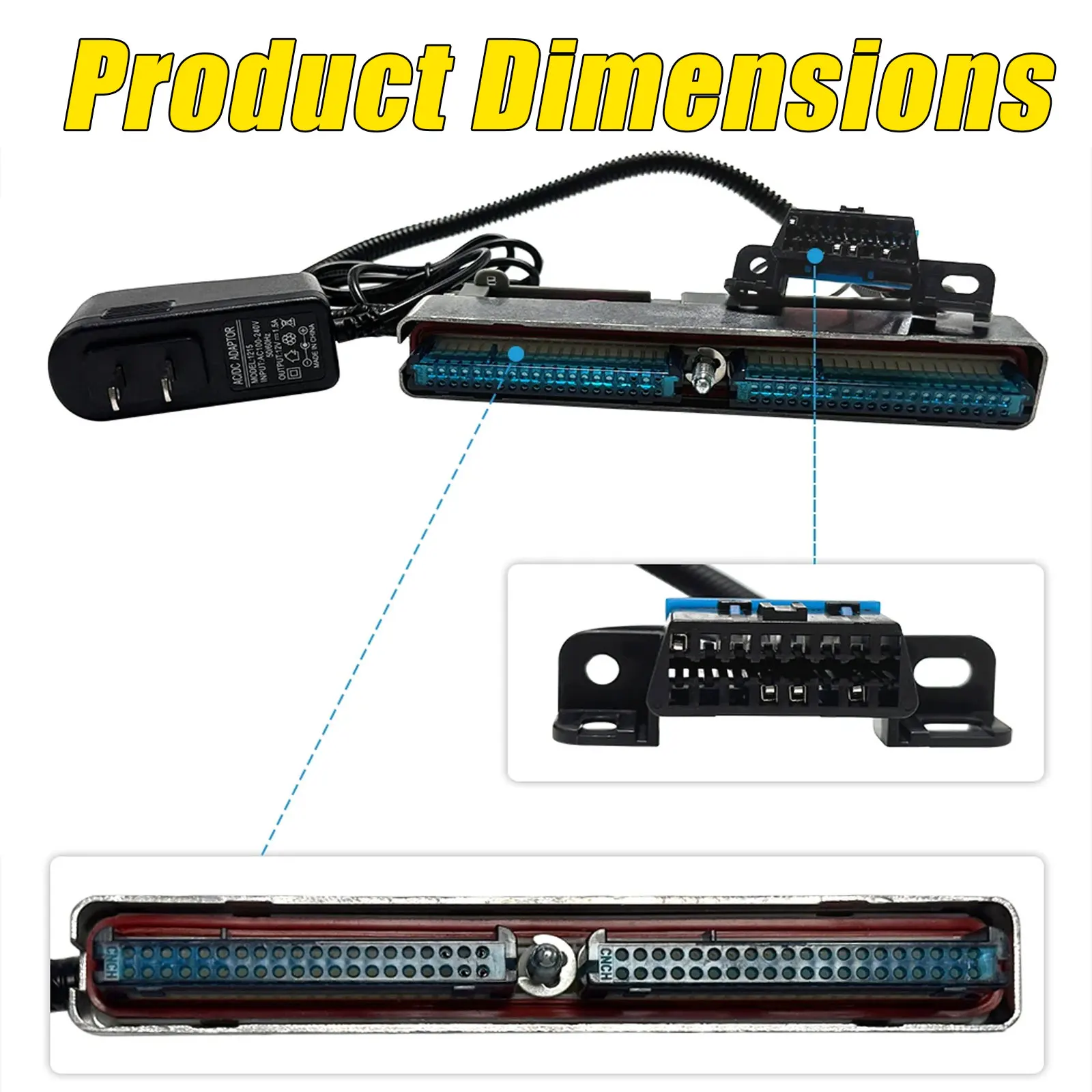 Obd2 مقاعد البدلاء تسخير لجنرال موتورز تشيفي LS Gen3 مع كابل إمداد الطاقة مقعد تسخير ل ECM محرك البرمجة obdii محول أداة #3