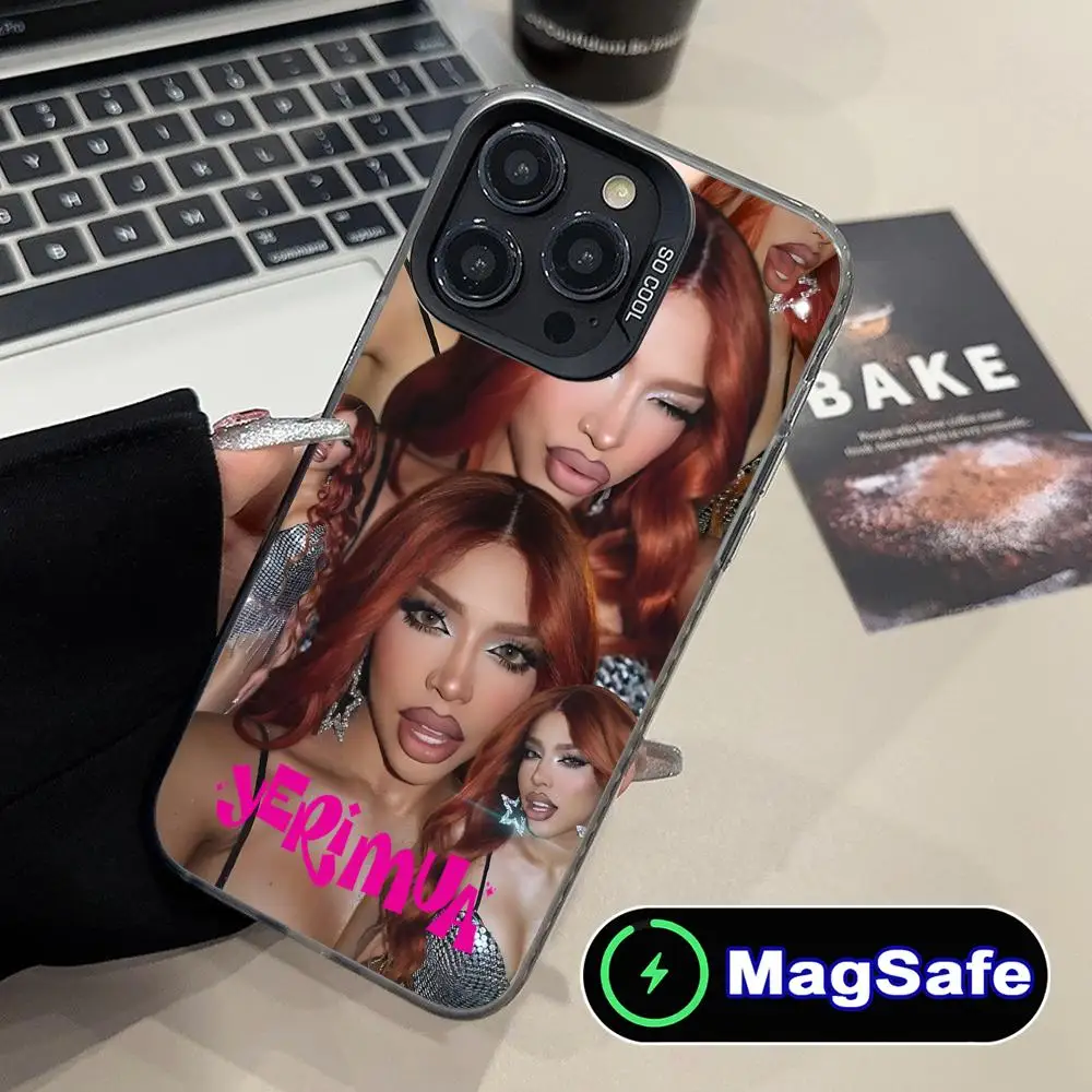 Yeri Mua Mobile Phone Case For Iphone 16 15 14 13 12 11 Pro Max Plus Magsafe Translucent Colour Printing Pretty Cover Smartphone