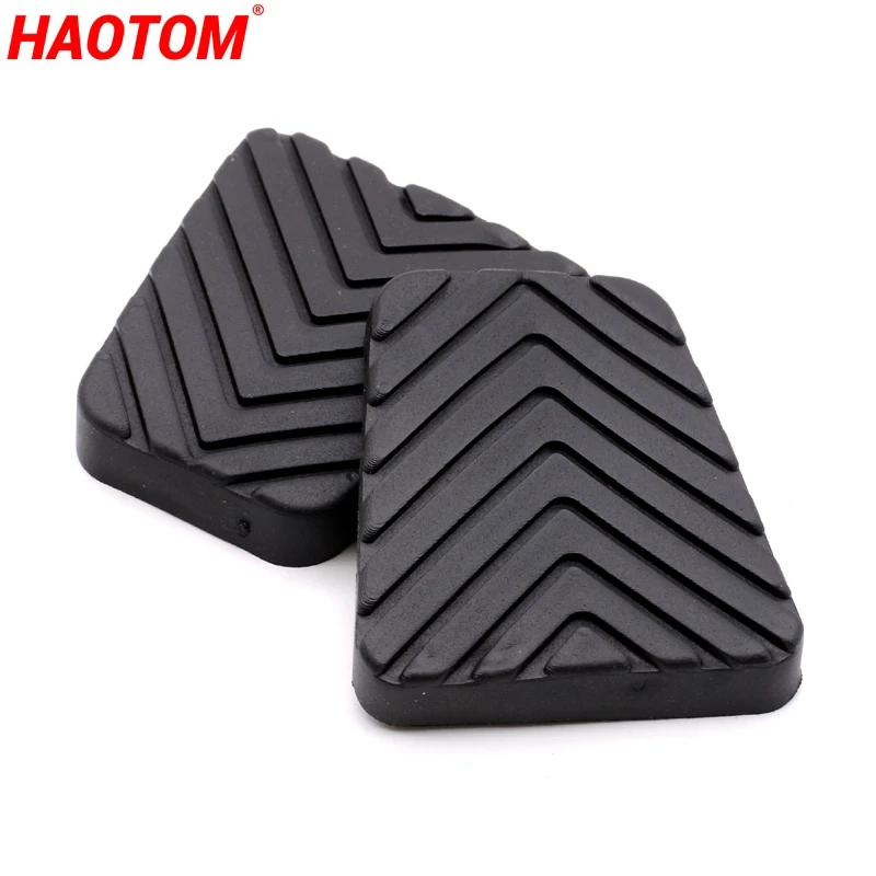 2PCS Car Brake Clutch Foot Pedal Rubber Pad Cover For Inokom Hyundai Getz Prime Click TB Dodge Brisa 2002-2010