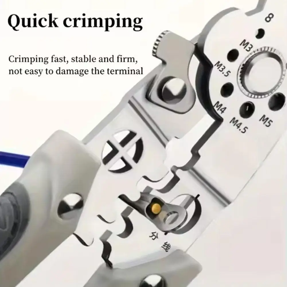 

1pcs New 21-in-one Elbow Multi-function Wire Strippers Electrician Crimping Wizard Winding Cutting Wire Electrician Tools