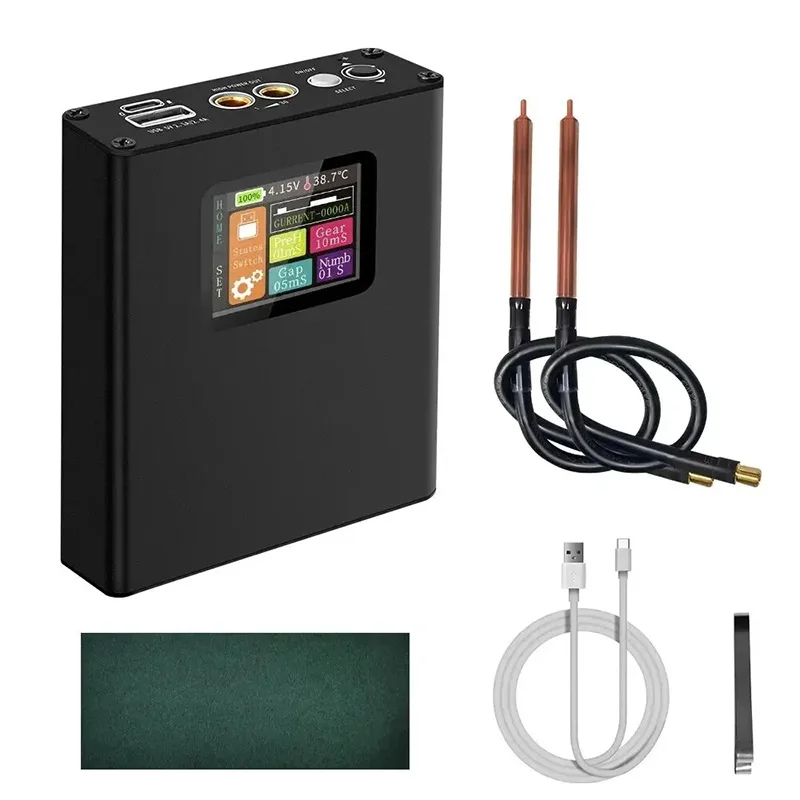 18650 Li-Battery Spot Welder with 1.8inch LCD Screen 30Gears Adjustable Type-C Charging for DIY Enthusiasts And Hobbyists