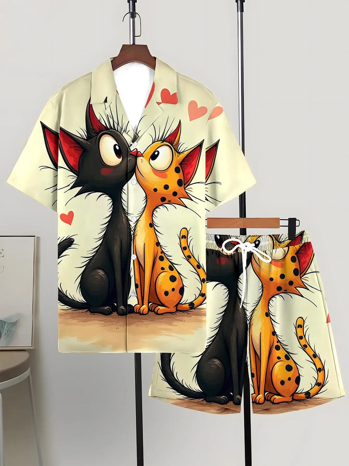 Men's Shirt Sets 2026 Spring/Summer clothing set jogging suit sets for men tracksuit  for man drip clothing Graphic 3D Printed view 3