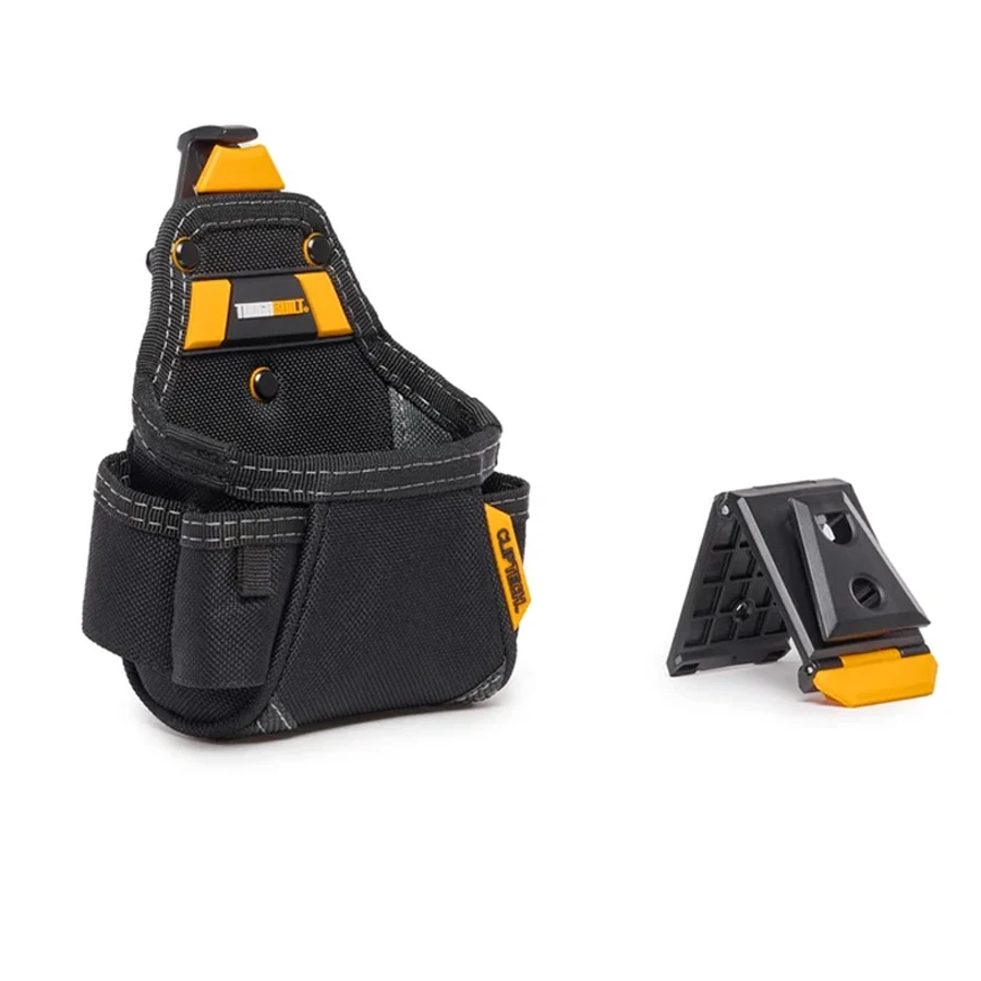 ToughBuilt TB-CT-25 Tape Measure All Purpose Pouch- Pockets and Loops Multi-Tool Organizer Portable Storage Belt Pouch