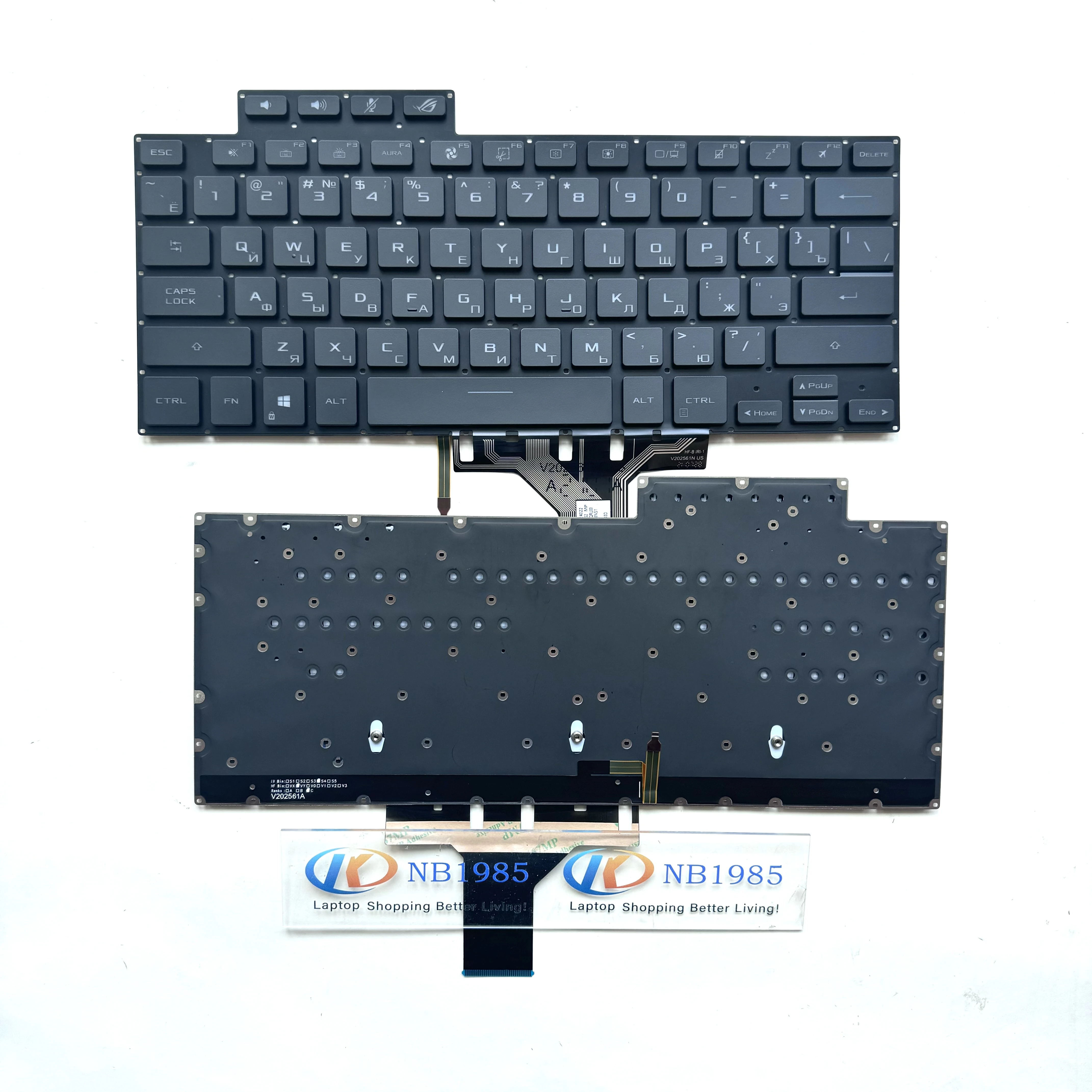 

XIN-Russian-US клавиатура для ноутбука ASUS ROG G13 GV301 GV301QC GV301QH GV301QE 2021, с подсветкой