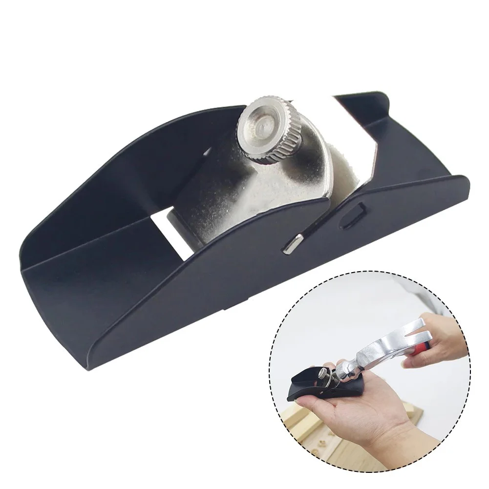 Mini rabot à main bricolage, boîtier en plastique, lame en acier, matériaux robustes, acier du Guatemala, applications polyvalentes