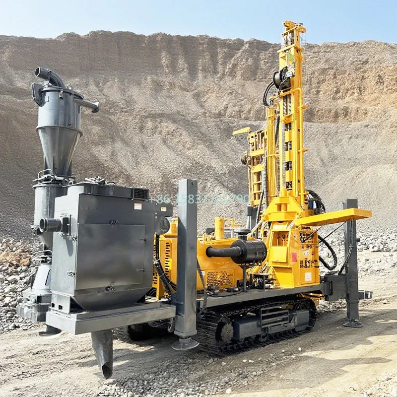 New Arrival Water Well Drilling Rig 180 Meter 300m Borehole Drilling Machine RC Type with High Recovery for Mineral Exploration
