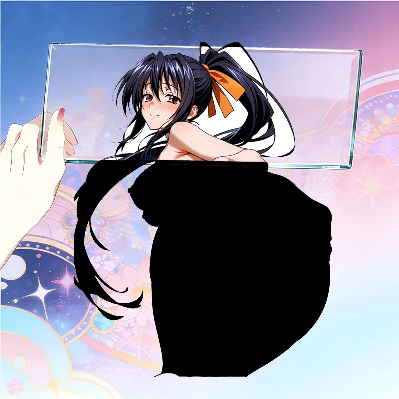 

EARLFAMILY Himejima Akeno Аниме-наклейки с изображением красивых ягодиц, виниловые наклейки для автомобиля, декор для компьютера, украшение для серфборда