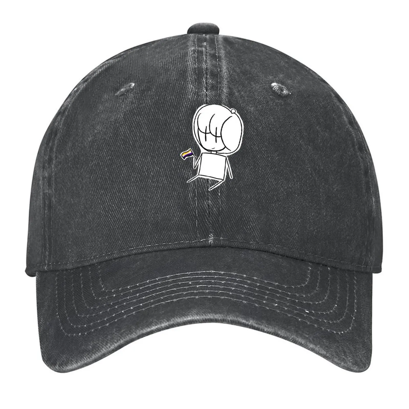 

Nonbinary Pride Flag Baseball Cap hats for men Ball Cap Sun Cap Designer Hat For Women 2025 Men's