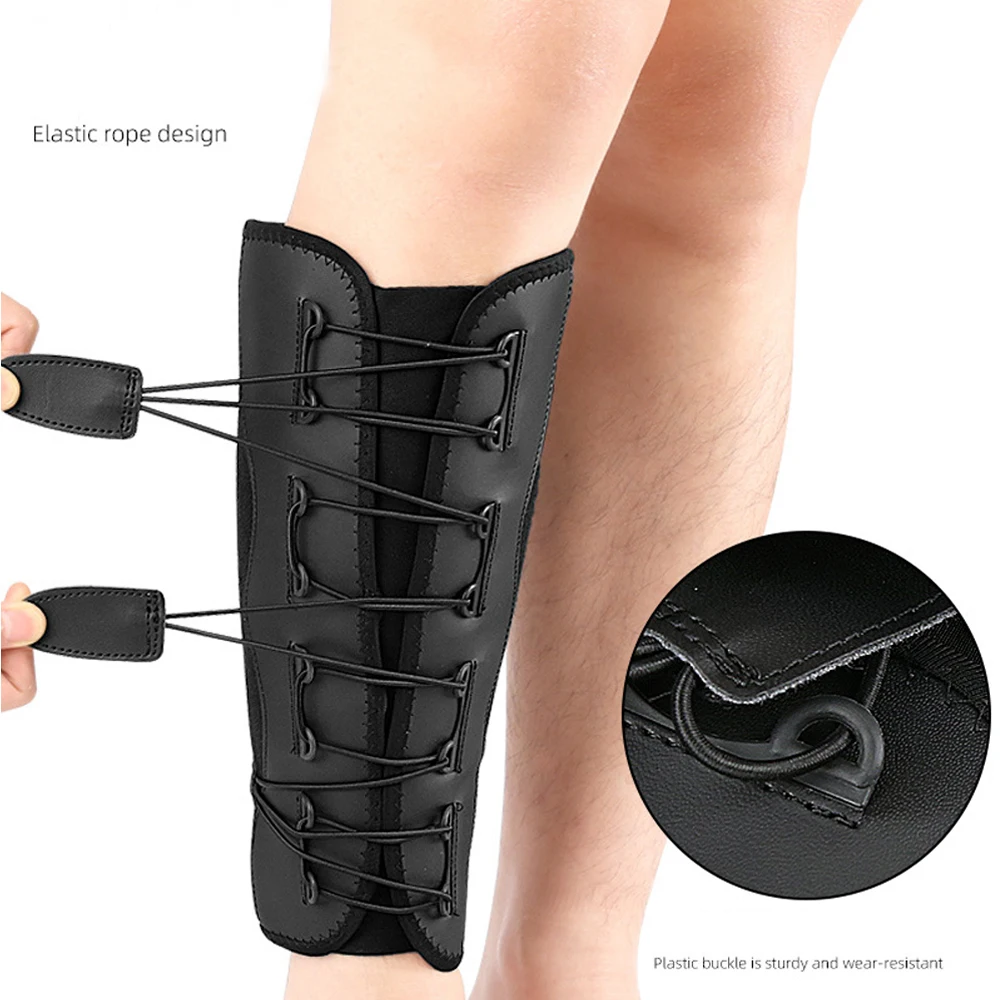 1PC Calf Brace for Torn Calf Muscle and Shin Splint Pain Relief - Adjustable Compression Support Wrap for Lower Leg Tibia Injury