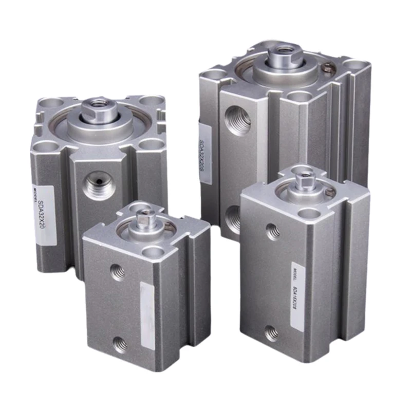 

AFR Brand thin and compact high thrust cylinder SDA Series 12/16/20/25/32/40/50/63/80/100 Bore Double Acting 5-100mm Stroke