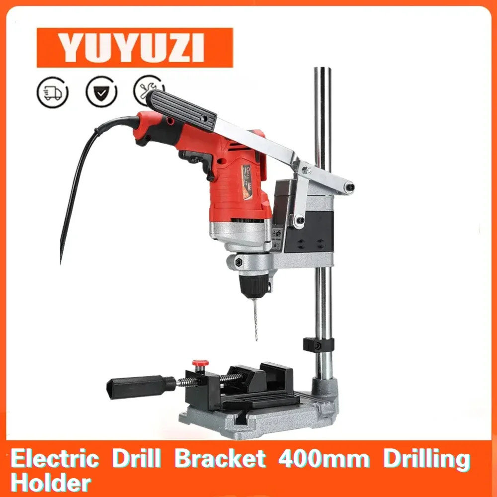 

Electric Drill Bracket 400mm Drilling Holder Grinder Rack Stand Clamp Bench Press Stand Clamp Grinder for Woodworking