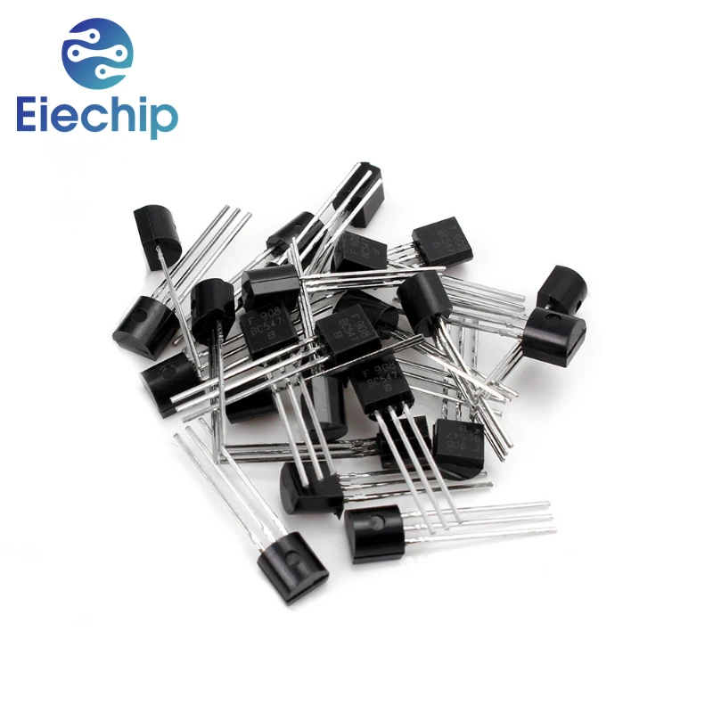 50/100Pcs BC547 Transistor TO-92 0.1A 45V DIY Triode Transistor Peralatan Elektronik
