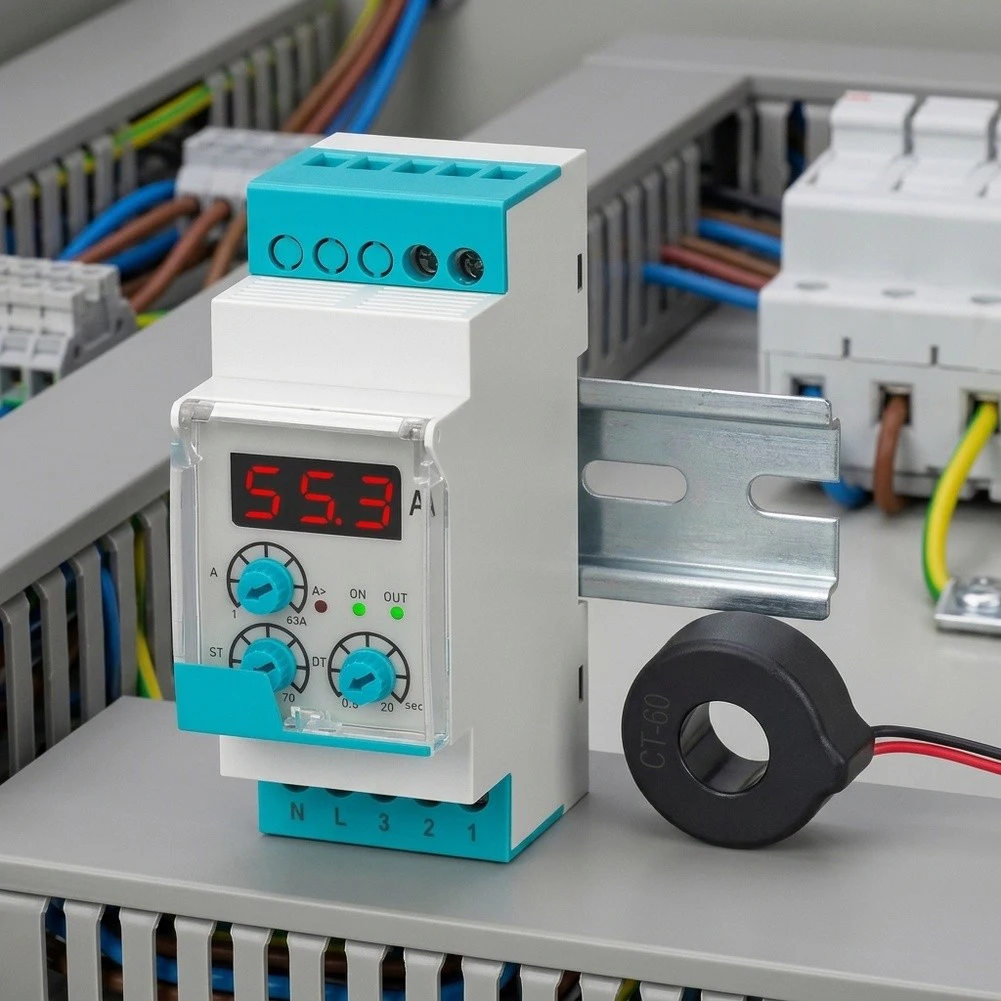 As Shown Overcurrent Protection Relay Efficient Power Management Relay Overcurrent Protection Water Pump Protection