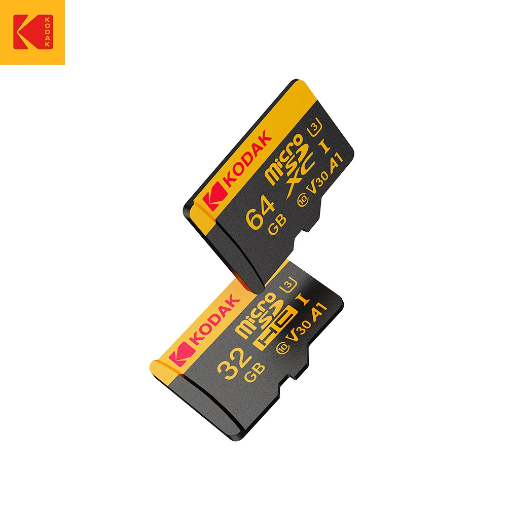 

KODAK Memory Micro SD Card 512GB 256GB 128GB 64GB 32GB SDXC 100MB/s V30 U3 Memoria TF Cards for Camera/Driving Recorder/Computer