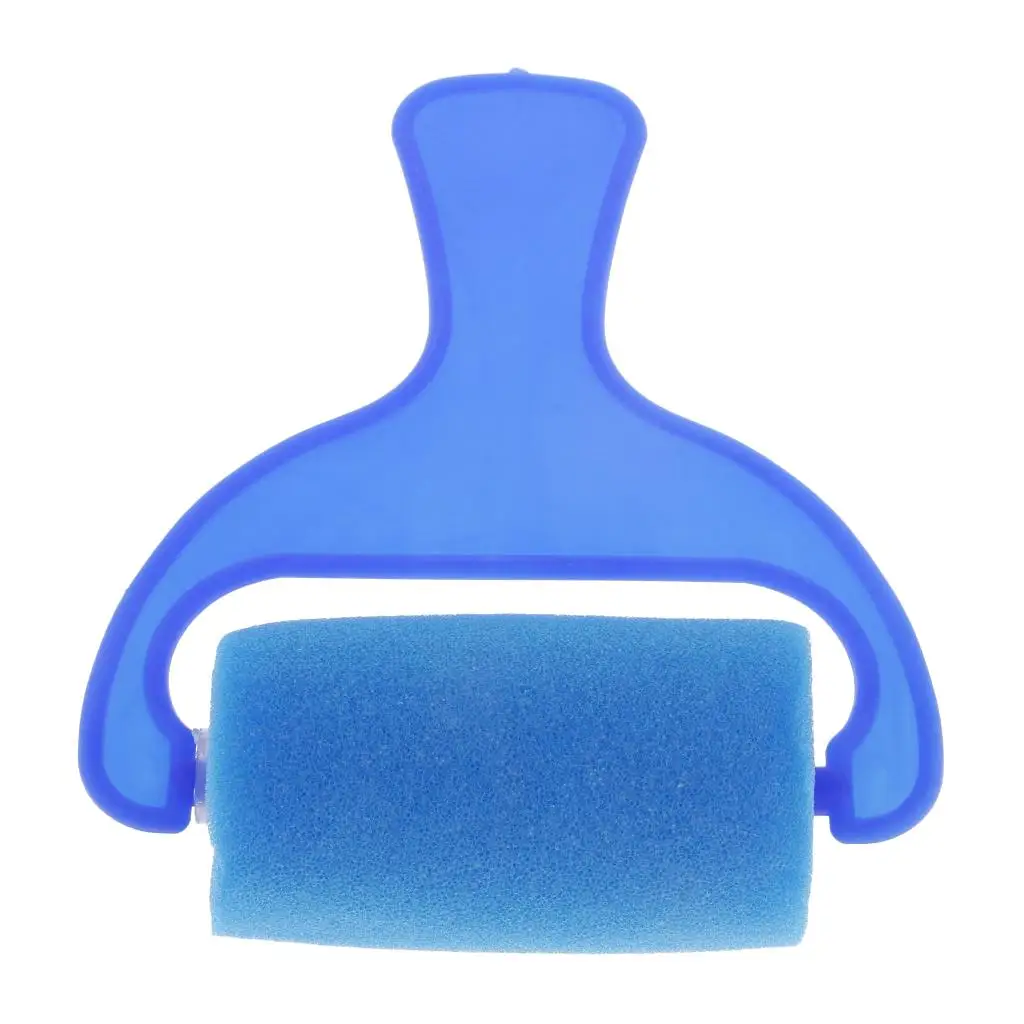 Espuma Esponja Pintura Roller Brushes para Crianças, Early Learning Arts, 2-4Pack, 4 Pcs