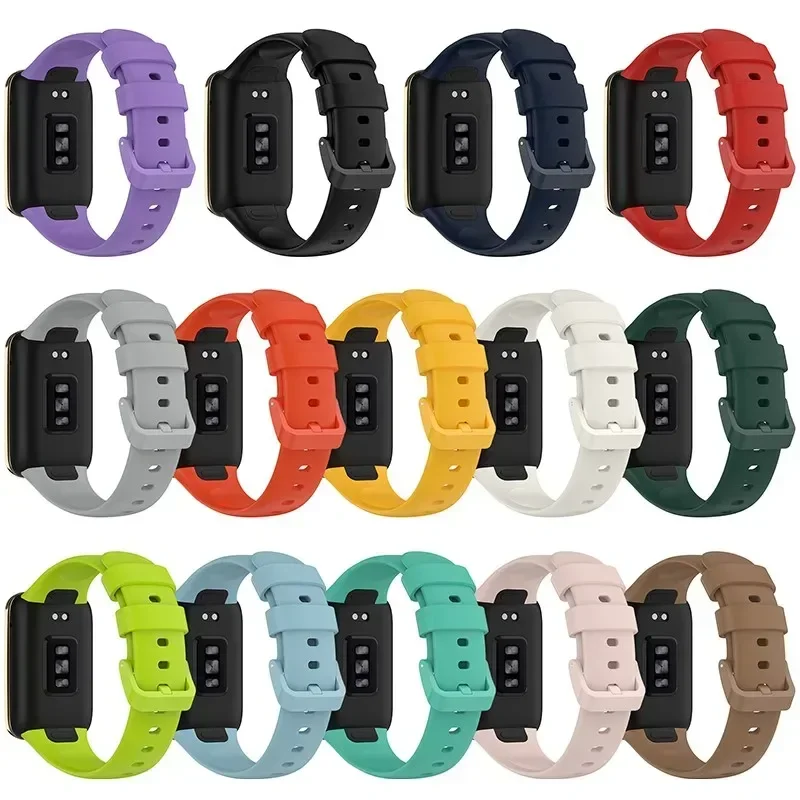 Watchbands for Xiaomi Mi Band 7 Pro Wristband Liquid Bracelet Silicone WristStrap For MiBand 7pro Correa Smartwatch Accessories