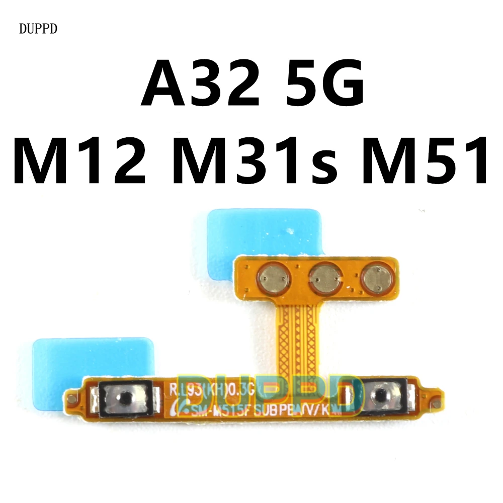 

For Samsung Galaxy A32 5G M12 M31s M51 Phone Volume Button On Off Key Flex Cable
