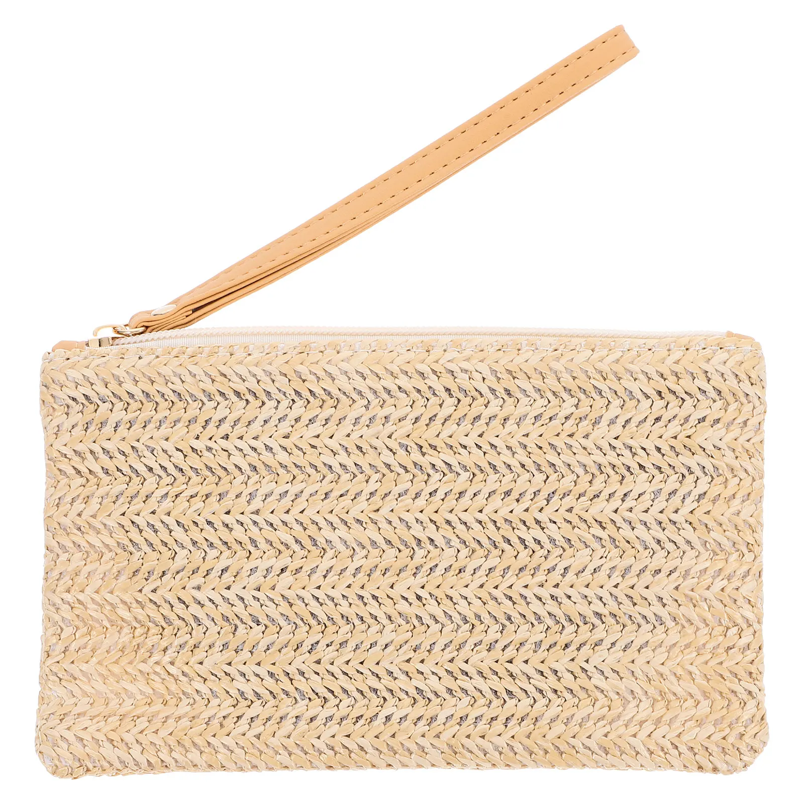 

Straw Mobile Phone Bag Tassel Tote Bags for Women Beach Clutch with Zipper Messenger Woman