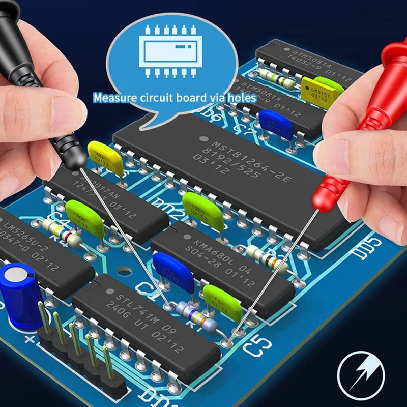 New 2pcs/set PT2003 Pen Extension Needle Multimeter Test Probe Tip Test Lead Tester Tools Car Tip Probes Diagnostic Tools