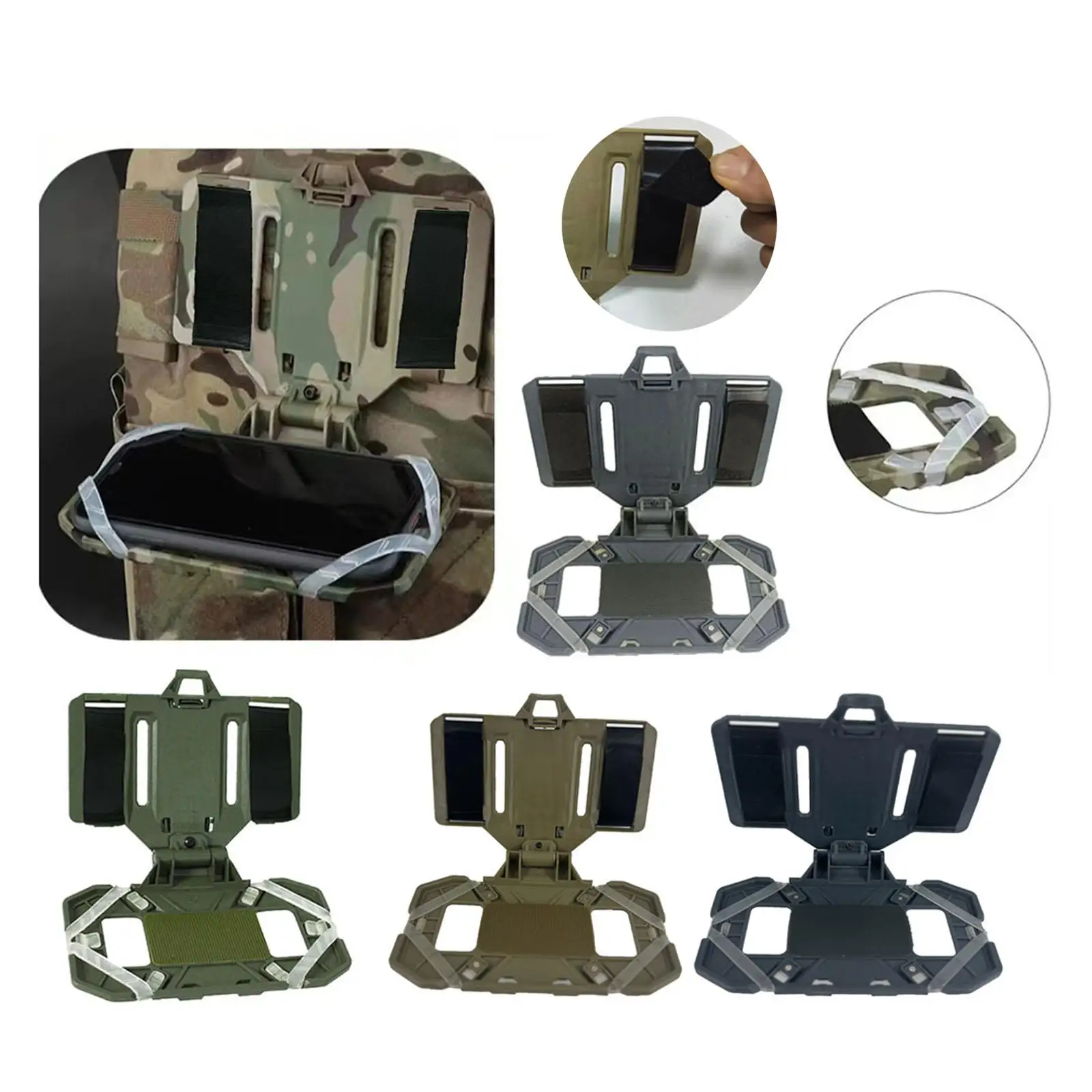 

Chest Phone Holder Rack Navigation Board for Running, Fishing, Trekking