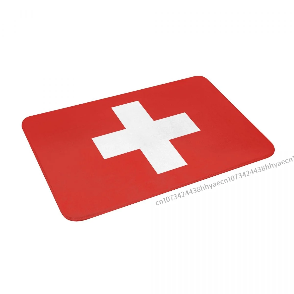 National Flag Non-slip Doormat Switzerland Face Bath Bedroom Mat Welcome Carpet Flannel Modern Decor