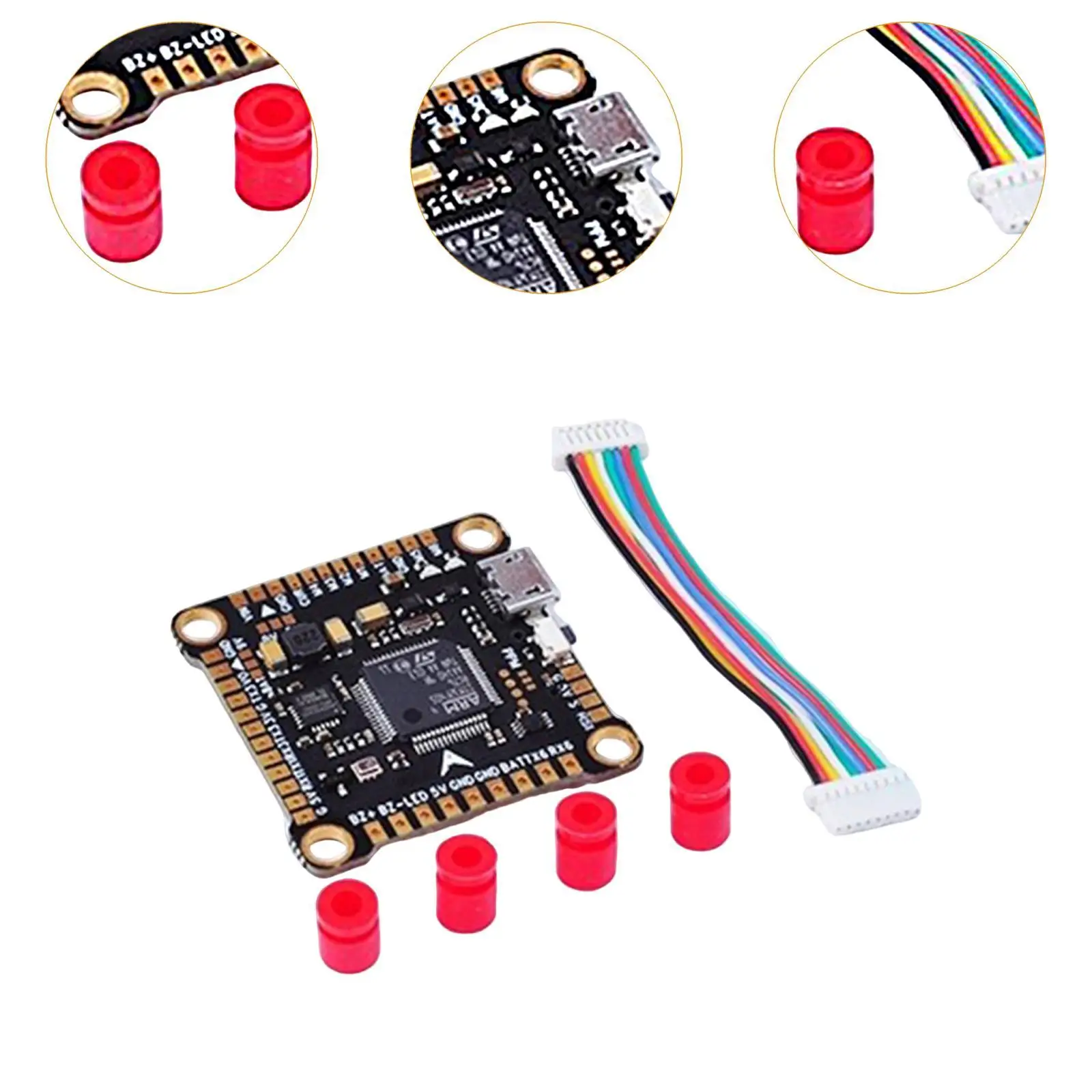 F4V3S Plus Pengendali Penerbangan, Pengendali FPV, Aksesori Bagian DIY Hobi DIY RC Kokoh Kompak untuk Penggantian Drone FPV