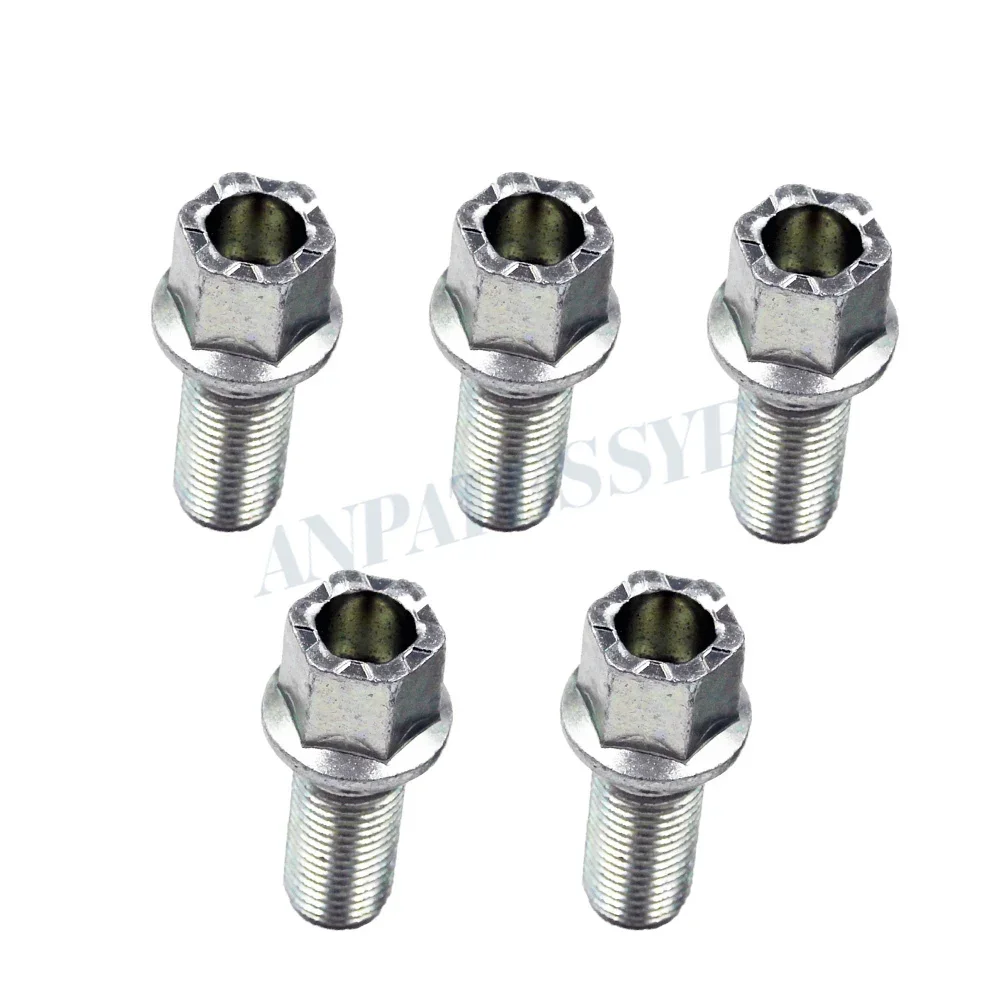 M14*1.5 27MM high quality Car Accessories Wheel Lug Bolts Car For VW Polo Golf 1998-2009 Jetta Passat For Audi A4 A6