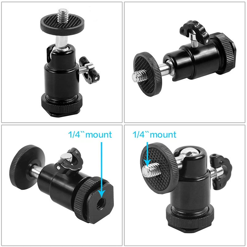 Super Clamp Mount Phone Holder Tripod Ball Head Adapter for Gopro Insta360 OMSO 360 Action DSLR Monitor Light Camera Bracket