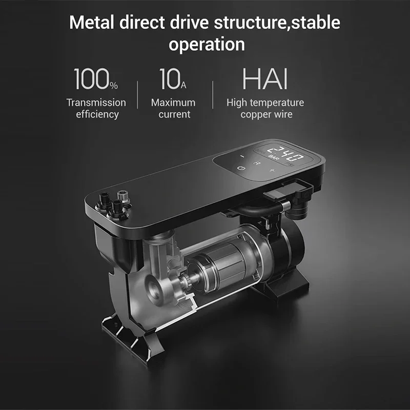 70mai Air Compressor 12V 70 MAI Portable Electric Car Air Pump Mini Inflator Car Tire Pumb