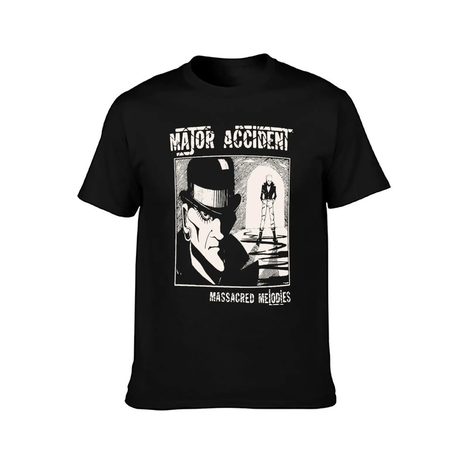 Graphic Major Accident Call Me T-Shirt, Summer Casual Cotton Tee, Oversized Streetwear Tops, Vintage Graphic Print, 100% Cotton
