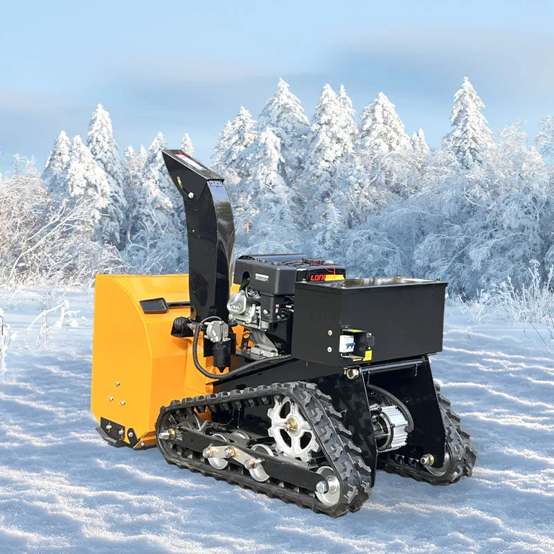 High-Efficiency Multi-Functional 4-Stroke 224CC Industrial Snow Thrower Lawn Mower with Global Snow Removal Capability view 2