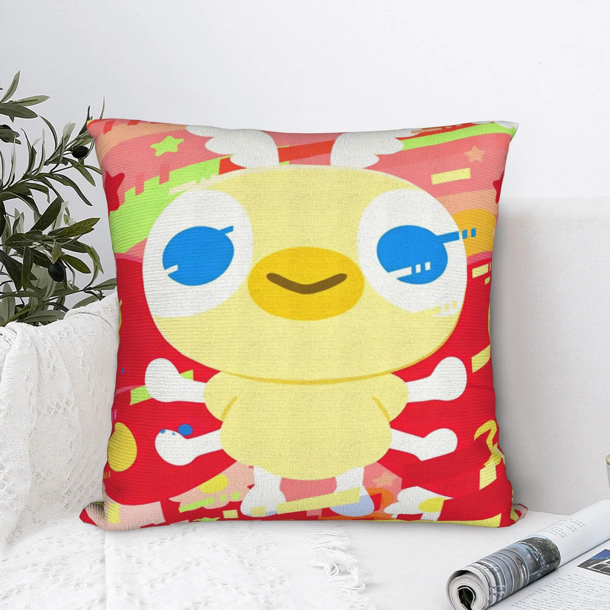 Chibi Monster Raids Again Square Pillow Cases Cartoon Cushion Covers Customized Polyester Decor Pillowcase for Home 18