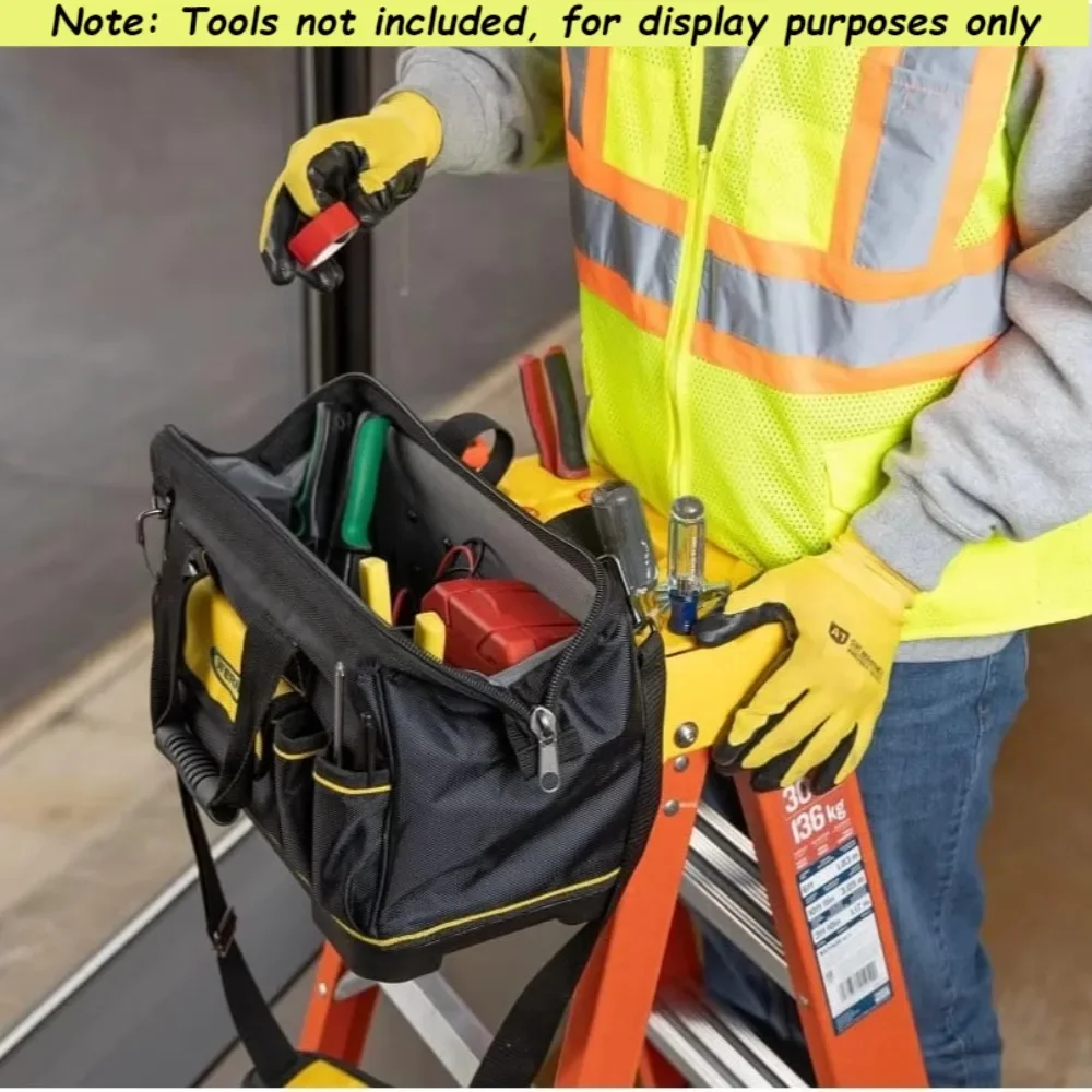 1680D Tool Bag Thickened Multi-functional Electrician Storage Tools Bag Tool Organizer Wear-resistant Tools Packaging